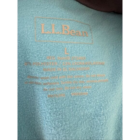 L.L Bean large women’s sporty jacket bright happy blue sports everyday lightweig - Picture 4 of 4